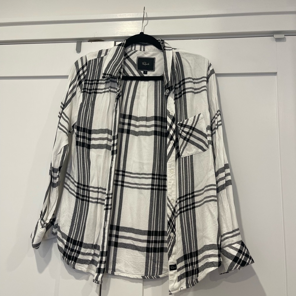 Rails plaid button down